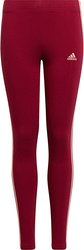 Legginsy dla dzieci adidas Essentials 3-Stripes Leggings czerwone HE1997