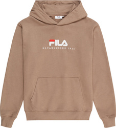Bluza z kapturem kangurka Fila Valsera beżowa FAU0227 70008