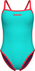 Damski Strój Kąpielowy Women's Arena Solid Rev Swimsuit Challen  dress blues rozmiar 34