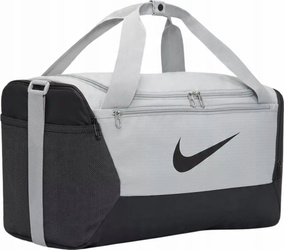 Torba sportowa treningowa podróżna Nike Brasilia S Duffel 9.0 szaro-czarna BA5957 077