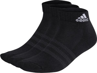 Skarpety adidas Cushioned Sportswear Ankle Socks 3p czarne IC1277