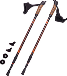 Kijki Nordic Walking Scout Bjorn pomarańczowy 3-częściowy