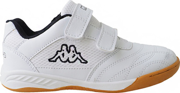 Buty sportowe szkolne miejskie dziecięce Kappa Kickoff K biało-czarne 260509K 1011