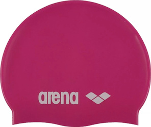 Dziecięcy czepek pływacki silikonowy Arena Classic Silicone Junior fuksja