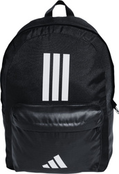 Plecak szkolny miejski sportowy Classic 3-Stripes czarno-biały JD9563