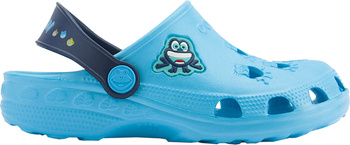 Chodaki sandały klapki dla dzieci Coqui Little Frog niebiesko-granatowe 8701-100-1821A/8701-100-1821