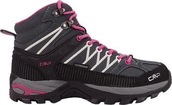 Buty trekkingowe damskie CMP Rigel Mid WP szaro-różowe 3Q12946103Q