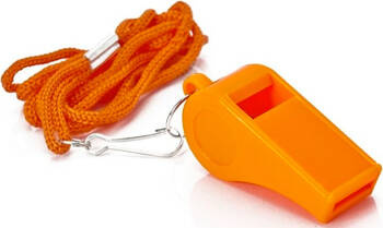 Gwizdek plastikowy Allright pomarańczowy