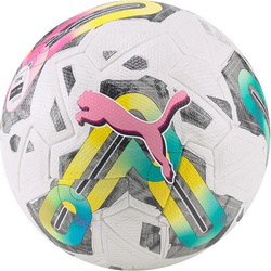 Piłka nożna Puma Orbita 1 TB biało-zielono-różowa 83774 01