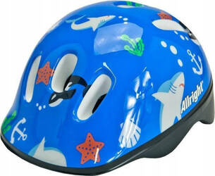 Kask rowerowy dziecięcy na rolki deskorolkę hulajnogę Allright Kids Marine MV6-2 rozmiar S (48-52cm)