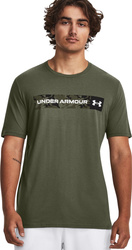 Koszulka męska Under Armour Camo Chest Stripe khaki 1376830 390