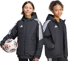 Kurtka dla dzieci adidas Tiro 26 Winter czarna KA5319