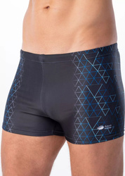 Męskie bokserki kąpielowe Aquawave ADIS black triangle print rozmiar L