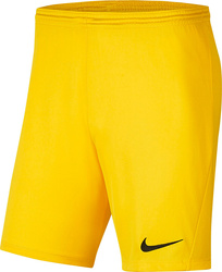 Spodenki treningowe krótkie męskie Nike Dry Park III NB K żółte BV6855 719