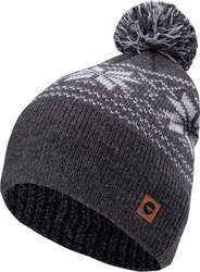Czapka zimowa ciepła Hi-tec Pascal szara