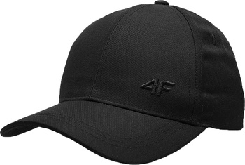 Czapka z daszkiem damska 4F F161 głęboka czerń 4FAW23ACABF161 20S