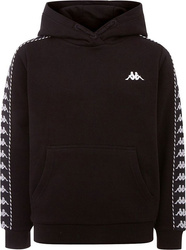 Bluza dla dzieci Kappa Igon czarna 309043J 19-4006