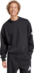 Bluza męska adidas Essentials Loose Fit 3 Bar Logo czarna JF3542