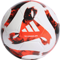 Piłka nożna adidas Tiro Junior 290 League biało-czerwona HT2424