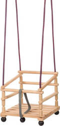 Huśtawka Kimet drewniana naturalna