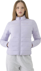 Kurtka damska puchowa 4F F533 jasny fiolet 4FWSS25TDJAF533 52S