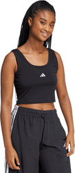 Koszulka damska adidas Essentials Small Logo Cotton czarna JE1321