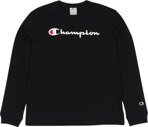 Koszulka męska Champion Crewneck Long Sleeve czarna 220257 KK001