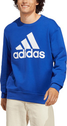 Bluza męska adidas Essentials French Terry Big Logo niebieska IC9325