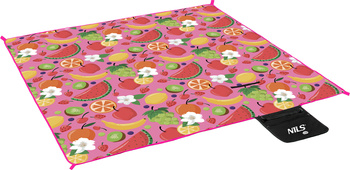 Koc piknikowy owoce 200x200 pe alu Nils camp nc2223