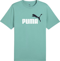 Koszulka męska Puma Ess 2 Color No.1 Logo miętowa 684708 59