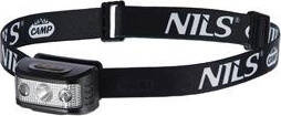 Czołówka latarka lampka na głowe mocna wodoodporna led 180 lm Nils camp NC0006 czarna