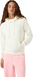 Bluza damska Champion Hooded Sweatshirt kremowa 118160 WW049