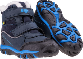 Dziecięce buty zimowe Bejo Baisy Mid Wp Kdb granatowe rozmiar 27