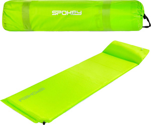 Mata samopompująca z poduszką Spokey Savory Pillow zielona 927851