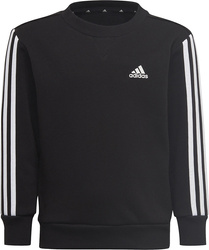 Bluza dla dzieci adidas Essentials 3 Stripes czarna H65788