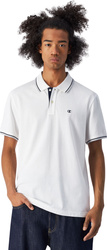 Koszulka męska Champion polo biała 220897 WW001