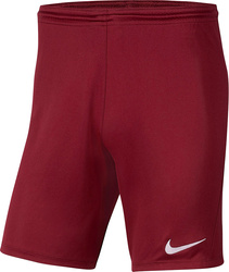Spodenki treningowe krótkie męskie Nike Dry Park III NB K bordowe BV6855 677