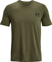Koszulka męska Under Armour Sportstyle Left Chest SS khaki 1326799 390