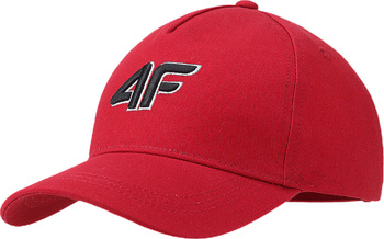 Czapka z daszkiem dla dzieci 4F U388 czerwona 4FJWSS25ACABU388 62S