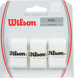 Owijka Wilson Pro Sensation Feel Overgrip 3 szt. biała WRZ4010WH