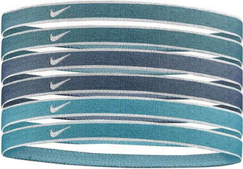 Opaski na włosy Nike Swoosh Sport metalic 6 szt. N1002008407OS
