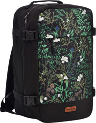 Plecak sportowy szkolny miejski kabinowy Meteor Hermod 20 l Verdant czarno-zielony 16878