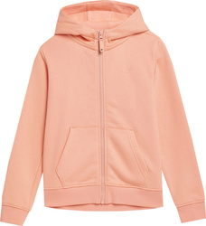 Bluza dla dziewczynki 4F brzoskwiniowa 4FJSS23TSWSF216 65S