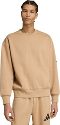 Bluza męska adidas Essentials Loose Fit 3 Bar Logo beżowa JX5668