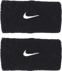 Frotki na rękę Nike Swoosh Wristbands 2 szt. czarne N1012406010OS