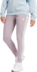 Spodnie damskie adidas Essentials 3-Stripes Fleece fioletowe IR5403