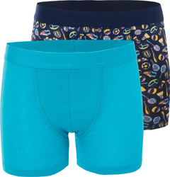 Dziecięce majtki bokserki bawełniane Martes Nicko Kdb 2pak rozmiar 98/104