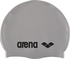 Dziecięcy Czepek Silikonowy Classic Silicone Jr  silver/black rozmiar S/M