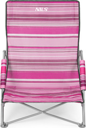 NC3035 KRZESŁO PLAŻOWE RÓŻOWE NILS