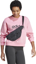 Bluza damska adidas ALL SZN Fleece Graphic różowa IC8716